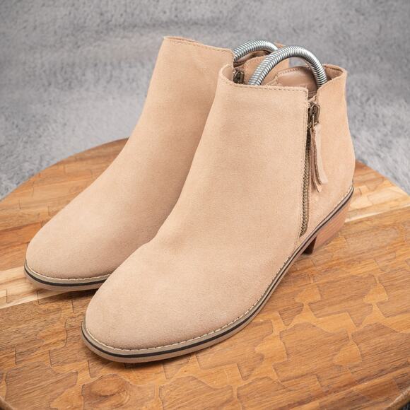 Blondo Boots Womens‎ 8.5 M Ankle Bootie Waterproof Brown Suede Leather B6269295 - Picture 3 of 9